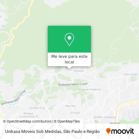 Unikasa Moveis Sob Medidas mapa