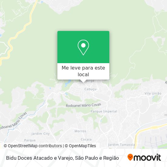 Bidu Doces Atacado e Varejo mapa