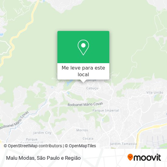 Malu Modas mapa