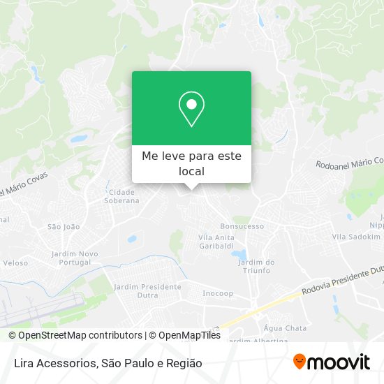 Lira Acessorios mapa