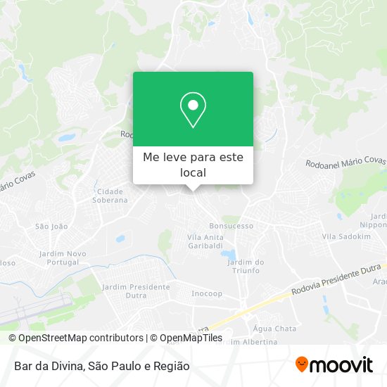 Bar da Divina mapa
