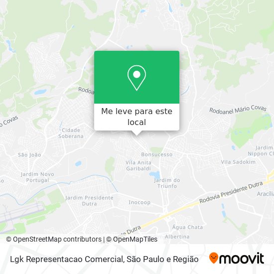 Lgk Representacao Comercial mapa