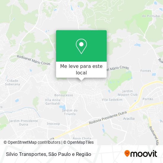 Silvio Transportes mapa