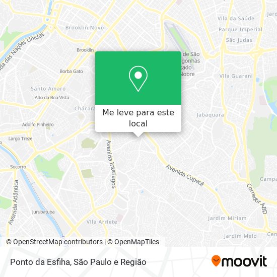 Ponto da Esfiha mapa