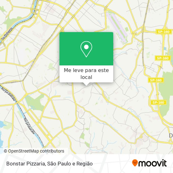 Bonstar Pizzaria mapa