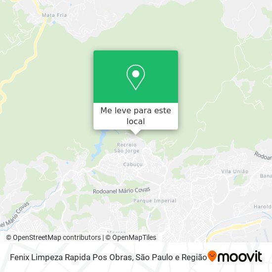 Fenix Limpeza Rapida Pos Obras mapa