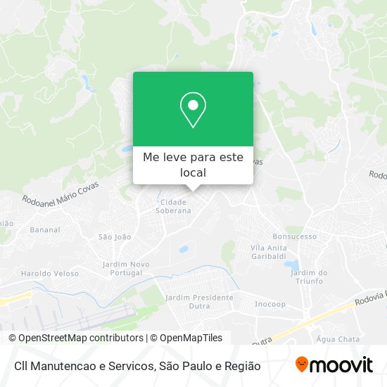 Cll Manutencao e Servicos mapa