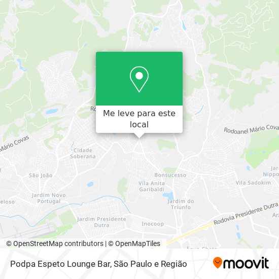 Podpa Espeto Lounge Bar mapa
