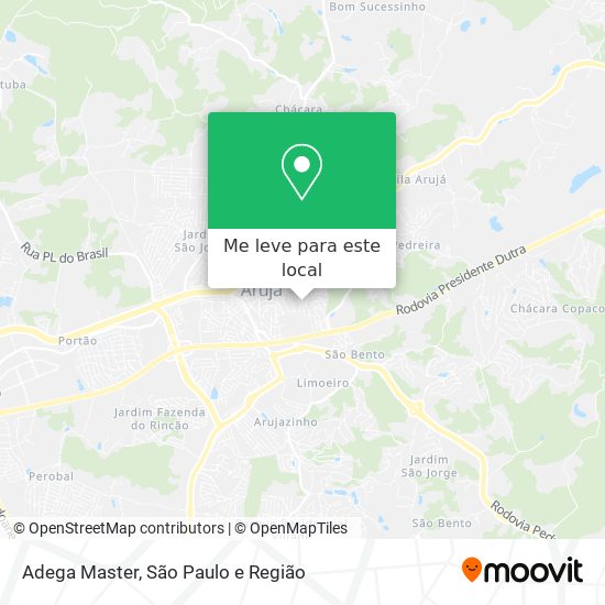 Adega Master mapa