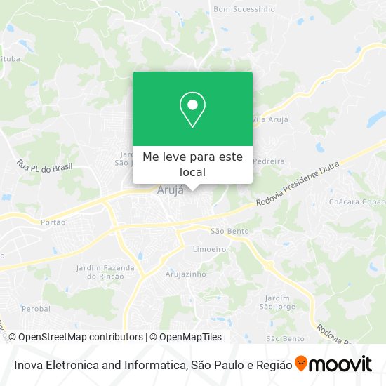 Inova Eletronica and Informatica mapa