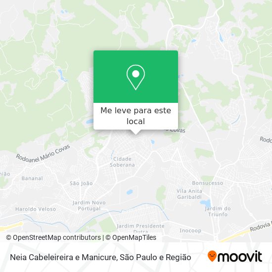 Neia Cabeleireira e Manicure mapa