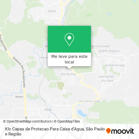 Klc Capas de Protecao Para Caixa d'Agua mapa