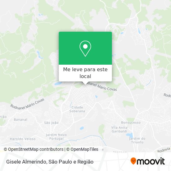 Gisele Almerindo mapa