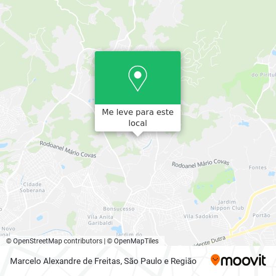 Marcelo Alexandre de Freitas mapa