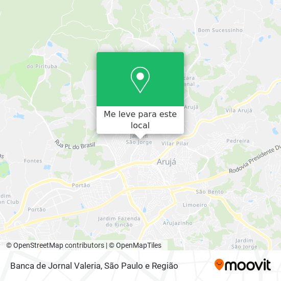 Banca de Jornal Valeria mapa