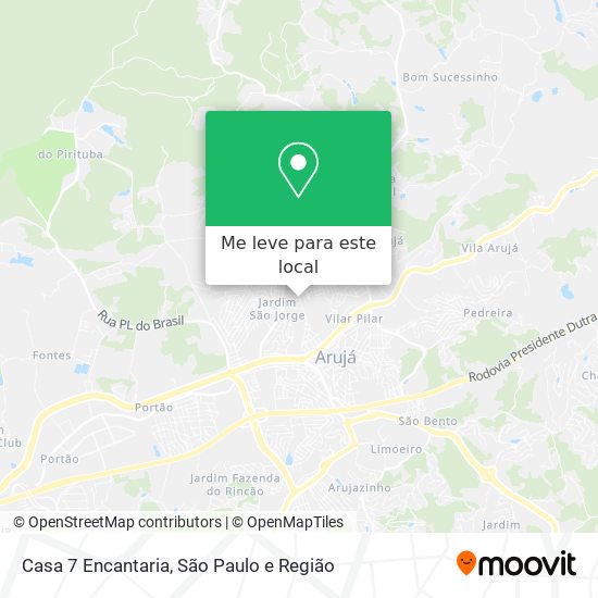 Casa 7 Encantaria mapa