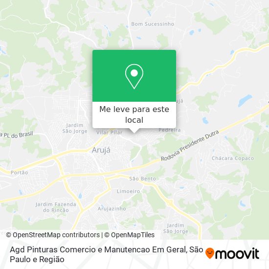 Agd Pinturas Comercio e Manutencao Em Geral mapa