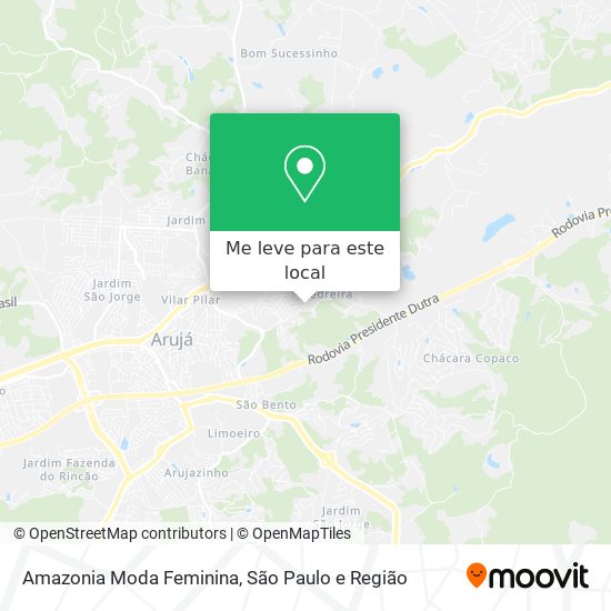 Amazonia Moda Feminina mapa