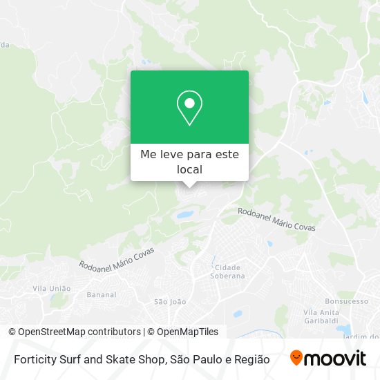 Forticity Surf and Skate Shop mapa