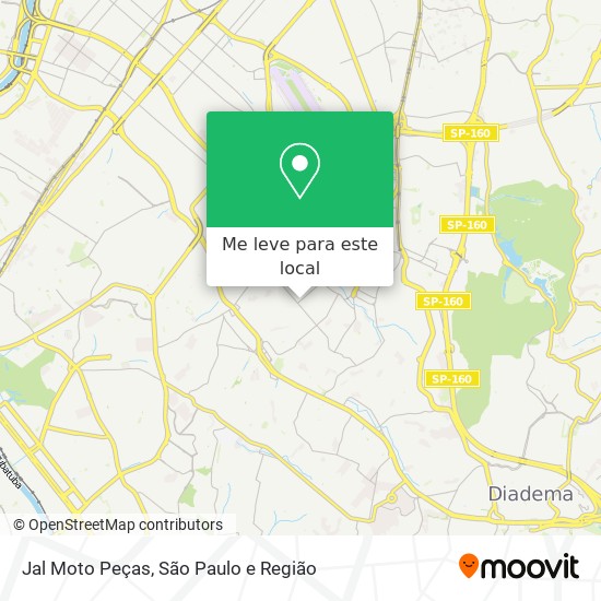 Jal Moto Peças mapa