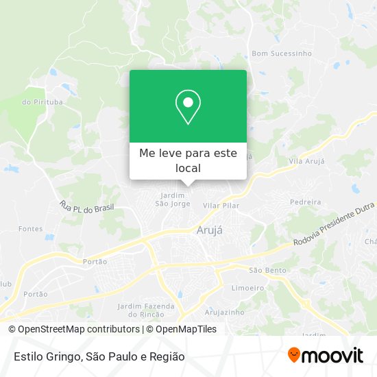 Estilo Gringo mapa