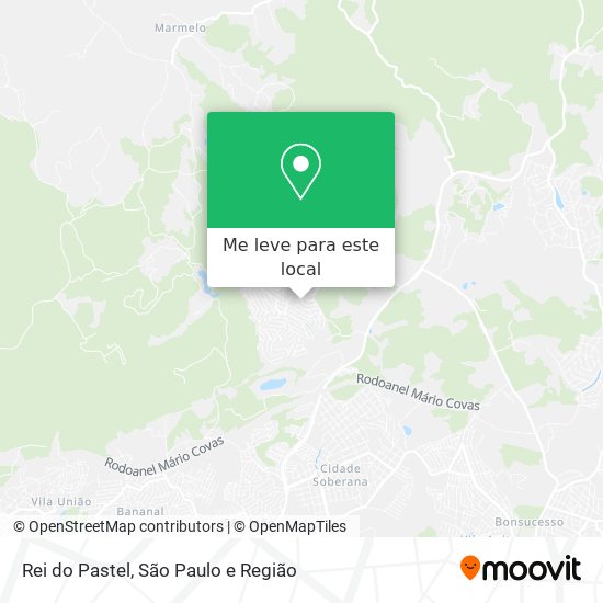 Rei do Pastel mapa