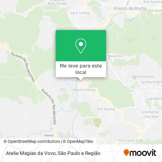 Atelie Magias da Vovo mapa