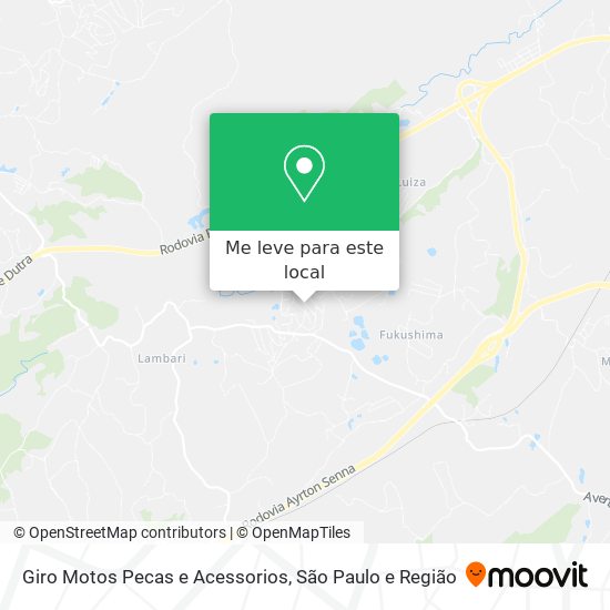 Giro Motos Pecas e Acessorios mapa