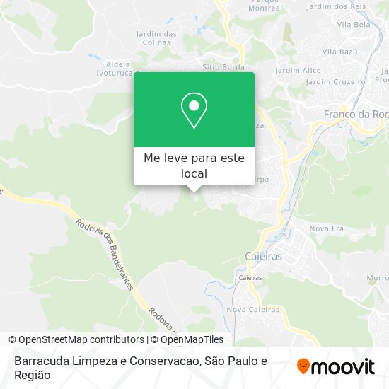 Barracuda Limpeza e Conservacao mapa