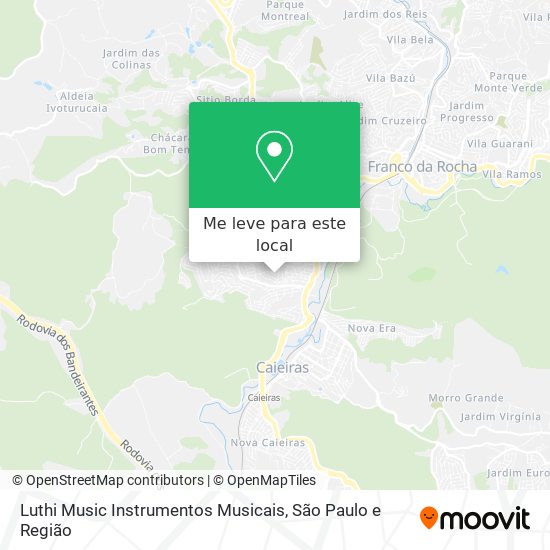 Luthi Music Instrumentos Musicais mapa