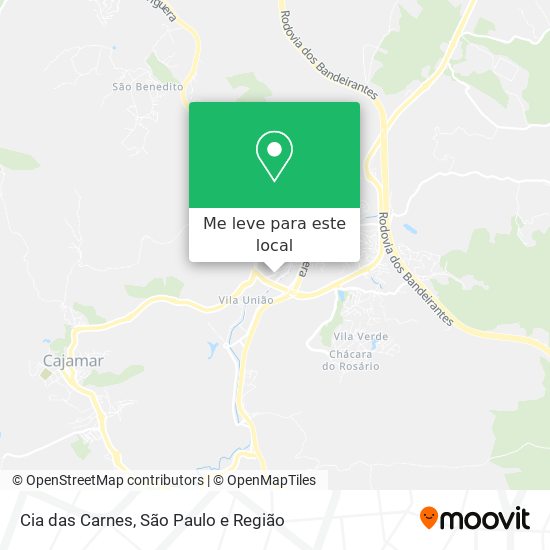 Cia das Carnes mapa