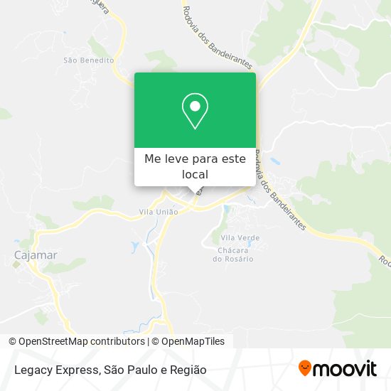 Legacy Express mapa
