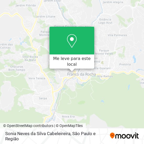 Sonia Neves da Silva Cabeleireira mapa