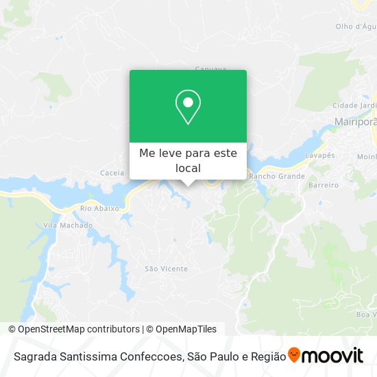 Sagrada Santissima Confeccoes mapa