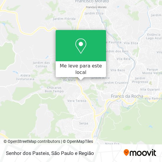 Senhor dos Pasteis mapa