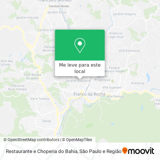 Restaurante e Choperia do Bahia mapa