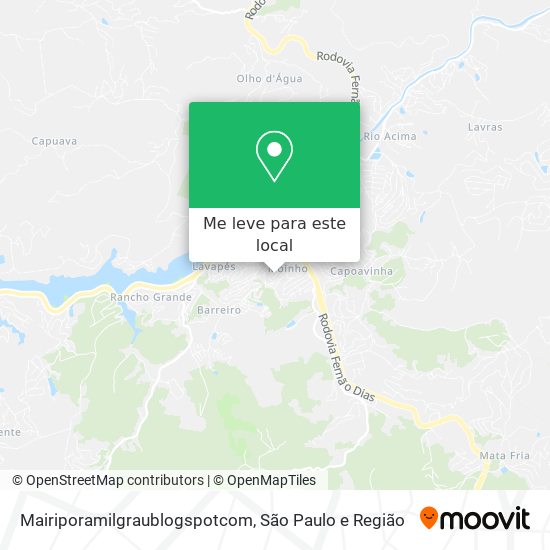 Mairiporamilgraublogspotcom mapa