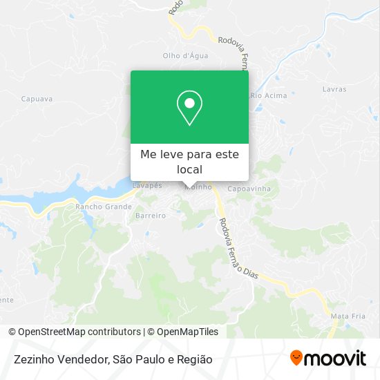 Zezinho Vendedor mapa