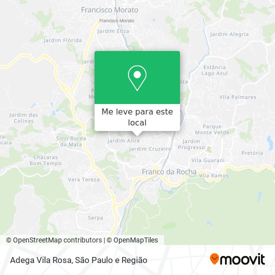 Adega Vila Rosa mapa