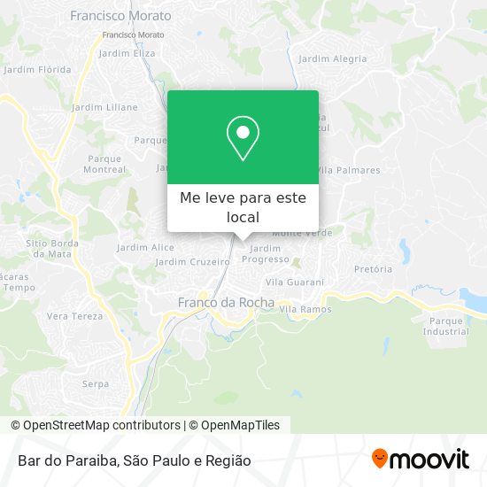 Bar do Paraiba mapa