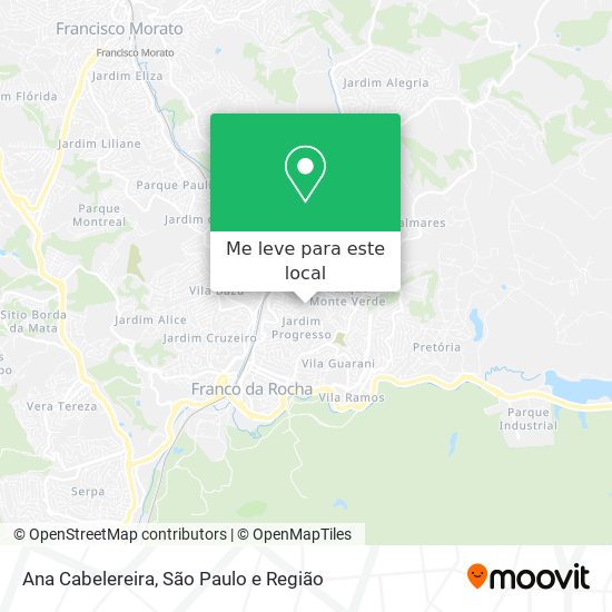 Ana Cabelereira mapa