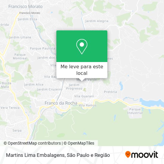 Martins Lima Embalagens mapa