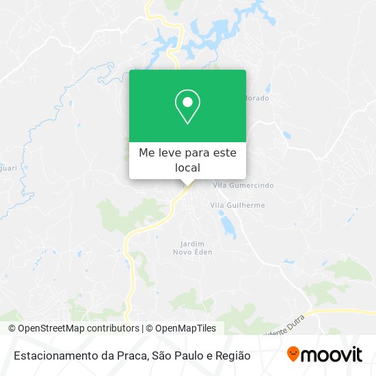 Estacionamento da Praca mapa