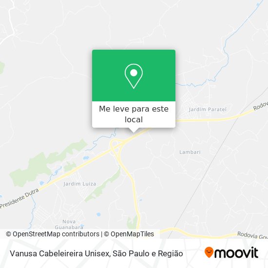 Vanusa Cabeleireira Unisex mapa