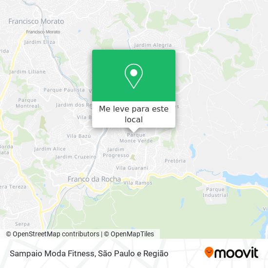 Sampaio Moda Fitness mapa