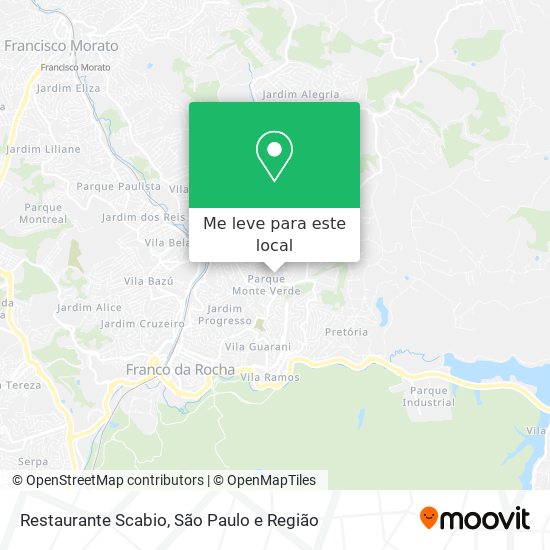 Restaurante Scabio mapa