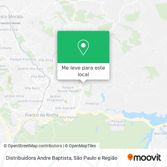 Distribuidora Andre Baptista mapa