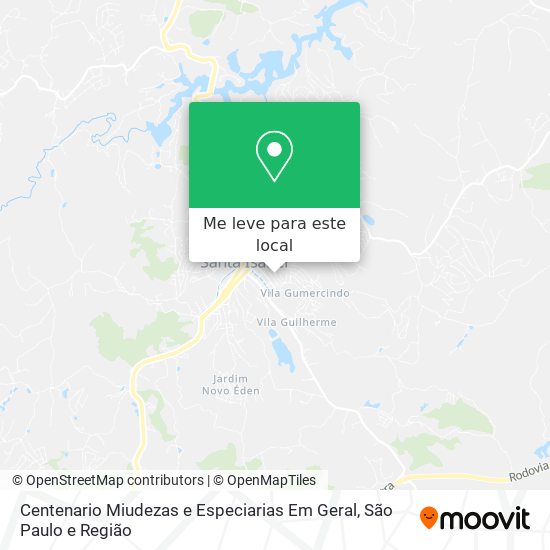 Centenario Miudezas e Especiarias Em Geral mapa