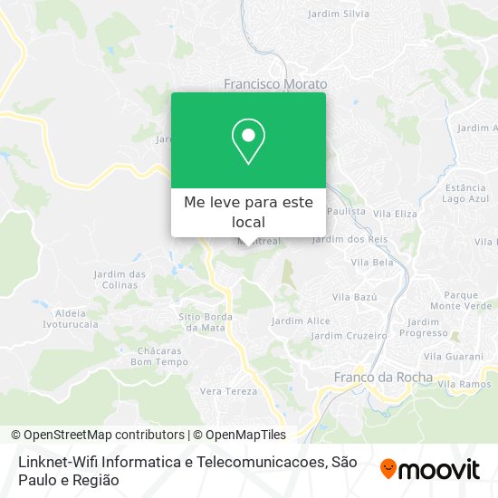 Linknet-Wifi Informatica e Telecomunicacoes mapa
