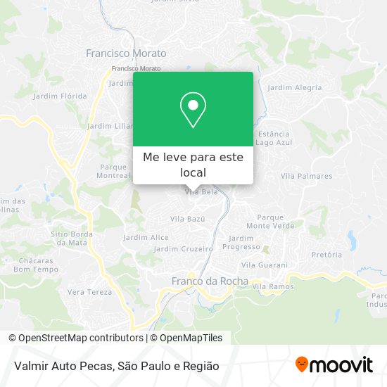 Valmir Auto Pecas mapa